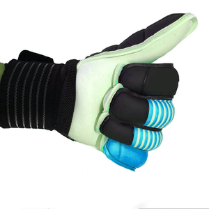 Nouveau design de gants de gardien de but de football professionnel en cuir imperméable léger antidérapant Protection des doigts unisexe adulte Football - Product Image 5