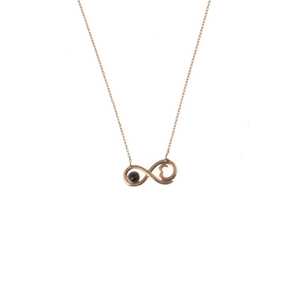 Collier pendentif infini en argent sterling 925 rose pour les occasions de cadeaux - Product Image 5