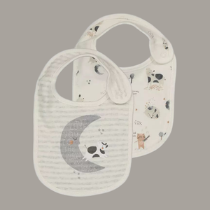 Fabricant de bavoir pour bébé Bavoirs absorbants en coton doux pour l'alimentation des nourrissons Vente en gros en vrac OEM - Product Image 5