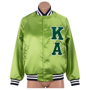 Chaqueta Bomber de la Hermandad Alpha Kapa Alpha, Chaqueta Personalizada para Hombre y Mujer, Cortavientos con Logotipo Bordado, Ropa Griega Personalizable - Product Image 1