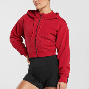 Sweat à capuche zippé respirant pour femme Streetwear anti-rides coupe élégante et confortable - Product Image 5