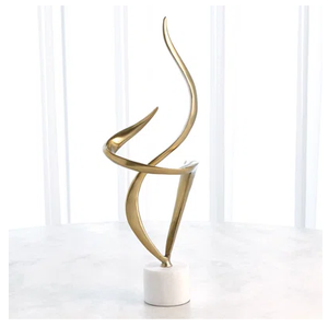 Article décoratif en marbre et laiton le plus vendu Accessoire de décoration de table Conner disponible Article de décoration Vente en gros au meilleur prix - Product Image 1