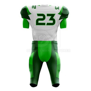 เสื้อกีฬาฟุตบอลอเมริกันผ้าโพลีเอสเตอร์ปรับแต่งได้ชุด unisex เสื้อ unisex ดีไซน์ขนาดใหญ่พิเศษระบายอากาศได้ดี100% ปรับแต่งได้ - Product Image 5