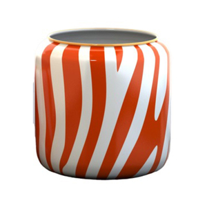 Cadeau unique pour la décoration intérieure Autocollant rond en fer pour jardinière en émail Utilisation pour le jardinage et le restaurant de bureau Pots au design moderne Jardinières - Product Image 3