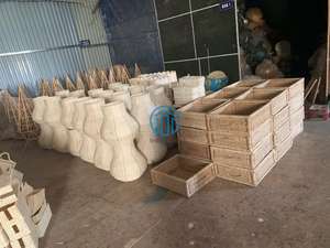 ตะกร้าหวายทรงรีทำด้วยมือสำหรับตกแต่งรายละเอียดตะกร้าธรรมชาติสำหรับตกแต่งห้องนอนหรือโต๊ะทำมือทำมือในเวียดนาม - Product Image 5