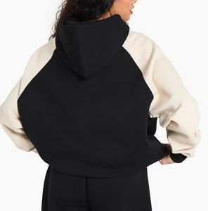 Sweat-shirts pour femmes de qualité supérieure OEM, vêtements décontractés d'hiver, poids lourd 480GSM, logo imprimé en 3D personnalisé, sweat-shirt pour femmes - Product Image 2