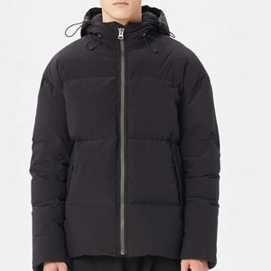 Veste d'hiver pour hommes de haute qualité en coton rembourré à capuche veste en toile décontractée coupe-vent fermeture à glissière Streetwear - Product Image 1