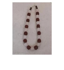 Collar de cuentas Rojas rosas de resina chapadas en oro de excelente calidad, joyería de moda para fiestas de boda de mujer para regalar - Product Image 2