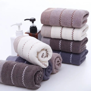 Vente en gros d'usine Serviettes de bain personnalisées extra larges 100*180cm Serviettes de luxe en coton pour hôtel durables pour le bain - Product Image 5