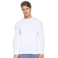 Camiseta de Manga Larga Lisa para Hombre, Colores Personalizados, con Estampado, Transpirable y de Secado Rápido