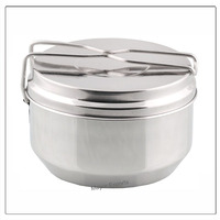 Ensemble de casseroles de cuisine de campagne en acier inoxydable