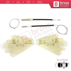 ชุดซ่อมมอเตอร์กระจกไฟฟ้า BWR5197+BWR5198 ด้านหลังซ้ายหรือขวา สำหรับ 159 939 ปี 2005-2011 4/5 ประตู 71740123 71740124 - Product Image 2