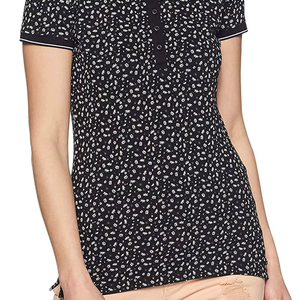 Camiseta de Manga Corta para Mujer, 100% Algodón, Transpirable, Lisa, con Logotipo Personalizado de Alta Calidad, Color Personalizado, Precio Bajo - Product Image 5