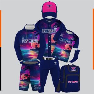 100% คอมโบเบสบอลแบบปรับแต่งได้ชุดเล่นกีฬาแบบดั้งเดิมชุดเล่นกีฬาแบบลอกลายด้วยความร้อน - Product Image 1