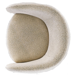 Fauteuil d'intérieur de style nordique avec rembourrage doux et structure en bois de teck pour la maison, l'appartement, le salon, meubles en gros - Product Image 5