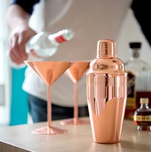 Nueva coctelera de acero inoxidable para bares y fiestas, Mix Master Pro Shaker Silver Handmade Cocktail Shaker - Product Image 3