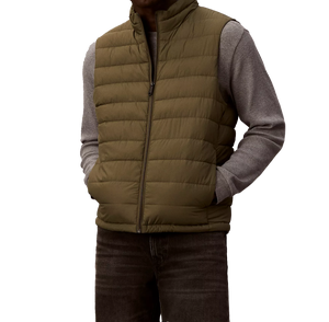 Chaqueta acolchada de talla grande para hombre con aislamiento térmico Cierre de cremallera Embalaje de tambor: te mantiene caliente durante el clima frío - Product Image 1