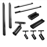 Lampe sur rail magnétique ultra-mince en aluminium pour l'installation de rails de magasin Lampe magnétique Smart Tuya Spotlight