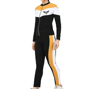 Ensemble de survêtement 2 pièces automne-hiver pour femmes pantalons de survêtement à capuche courts filles grandes amicales Zip avant Logo léger écologique - Product Image 3