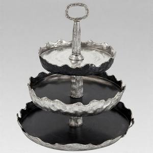 TieredBliss Lightweight 2-<b>Tier</b> <b>Cake</b> <b>Stand</b> in Marble White Ins Style Home Decor for Weddings and Parties <b>Cake</b> Tools - Product Image 2