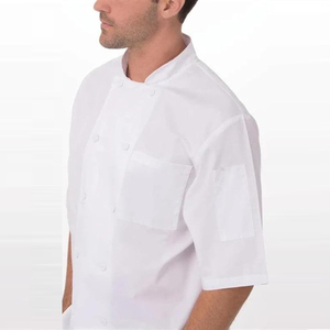 Ropa culinaria de algodón de caballero medieval cosida a mano Abrigos de chef en técnica de costura artesanal textil y de tela - Product Image 3