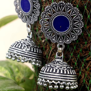Pendientes oxidados de alta calidad, joyería étnica tradicional hecha a mano, directos de proveedores indios, superventas - Product Image 1