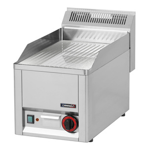 Plancha Eléctrica Cromada de 33 Pulgadas con Rejilla para Asar y Cocinar - Product Image 1
