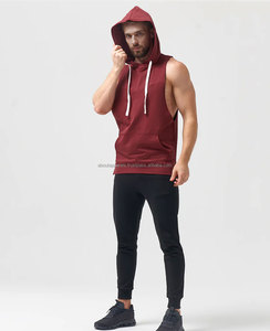 Débardeur de sport décontracté respirant de qualité supérieure, logo personnalisé, pull-over, débardeur de sport pour homme, sans manches, respirant, en coton, sweat-shirt de sport - Product Image 5