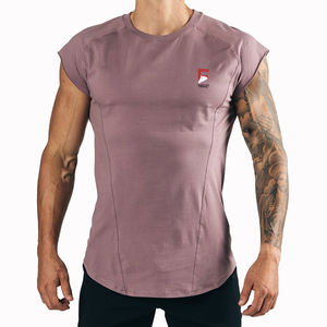 100% Cotton <b>Men's</b> Gym <b>Sport</b> Singlet Quick Dry Tank Top Casual Sleeveless Knitted Weave Solid Running Top High Quality Top - Product Image 5