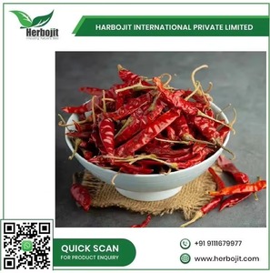 Chiles Rojos Secos Enteros Crudos de Grado Alimenticio, Aroma Intenso y Sabor Rico, 25 KG a Granel de la India - Product Image 6