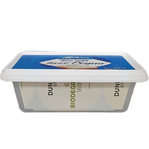 Contenant personnalisé de 8 oz pour houmous, za'atar, tahini – Boîte d'emballage en plastique PP avec impression IML pour sauces et condiments - Product Image 1