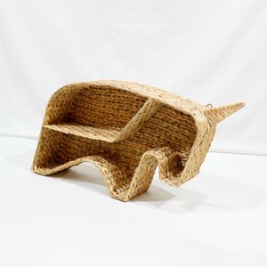 Fancy natural shelf <b>for</b> children room organization top selling handmade animal-shaped water hyacinth <b>shelves</b> - Product Image 1