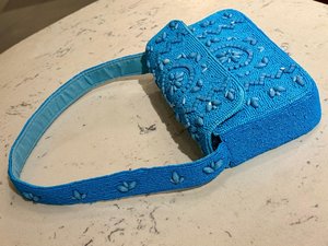 Bolso de hombro con cuentas de flores Bolso de tulipán con cuentas Bolso floral, Bolso bohemio chic, Bolso de hombro de primavera, Monedero con cuentas, Bolso hecho a mano - Product Image 4