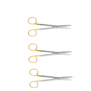 กรรไกรผ่าตัดปลายตรง ขนาด 14.5 ซม. แบบ TC สำหรับเครื่องมือผ่าตัด - Product Image 1