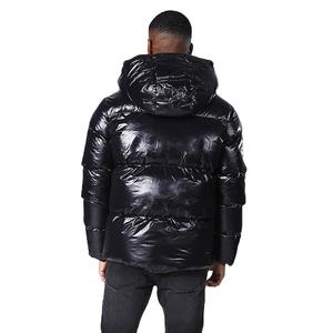 Vestes pour hommes à capuche avec fermeture éclair complète à la mode personnalisées veste coupe-vent respirante et imperméable avec logo personnalisé vestes bouffantes pour hommes - Product Image 2