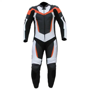 Combinaison de course moto unisexe haute performance respirante avec protection intégrale en cuir, logo personnalisé, fournisseur OEM - Product Image 1