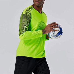 Camiseta de Portero de Fútbol Más Vendida, de Alta Calidad, para Hombre, 100% Poliéster, Ligera, de Secado Rápido, Transpirable, Personalizable, Deportiva - Product Image 3