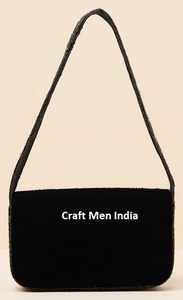 กระเป๋าสะพายข้างทรงสี่เหลี่ยมผืนผ้าลายสัตว์สไตล์โบฮีเมียนสำหรับผู้หญิงอินเดีย ปิดด้วยแม่เหล็ก ประดับลูกปัด น้ำหนักเบา เป็นมิตรกับสิ่งแวดล้อม เหมาะสำหรับงานกลางคืน - Product Image 4