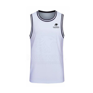Camiseta de Baloncesto sin Mangas, Transpirable, de Talla Grande, Fabricada a Medida por el Fabricante, de Alta Calidad, Poliéster/Malla, Nueva Llegada - Product Image 1