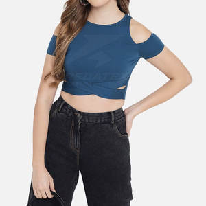 Customized Lightweight Women <b>Crop</b> <b>Top</b> Premium Quality Casual Wear Women <b>Crop</b> <b>Top</b> New Design <b>Crop</b> <b>Top</b> - Product Image 4