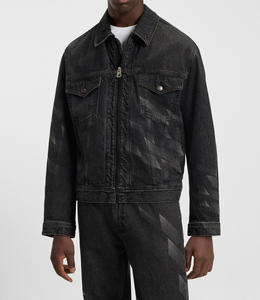 Custom Manufacturer's Men's Winter Streetwear Jacket Oversized Embroidered Denim Jacket For Men - Product Image 1