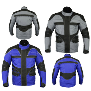 Chaqueta deportiva blindada textil Cordura aprobada por la CE a prueba de viento, ropa deportiva de motocicleta de talla grande personalizada para carreras de motos de invierno - Product Image 2