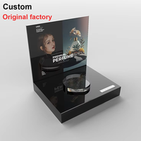 Présentoir acrylique personnalisable de cosmétiques de vitrine de supermarché de LED présentoir poli par casque intelligent de la montre 3C