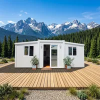 Villa Modulaire Extensible Double Aile Étanche pour Villages de Plongée en Apnée et Glamping en Bord de Mer