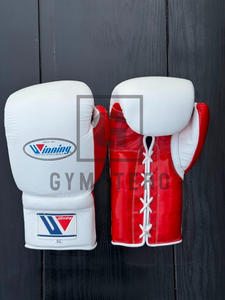 Conjunto de Boxeo Azul Personalizable de Alta Calidad, Cuero Vacuno Genuino, Cierre con Cordones, Guantes de Artes Marciales con Muñequera Ajustable - Product Image 5