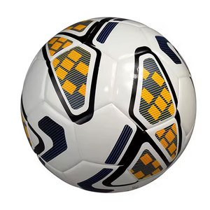 Ballon de football d'entraînement durable en PU, logo personnalisé, vente en gros, ballon de football cousu à la main - Product Image 1
