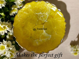 Bandeja de resina de lujo, bandeja decorativa para servir, para el hogar, hoteles y restaurantes, Tradebyd - Product Image 6