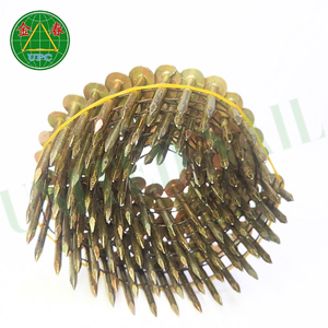 Durable a cuadros/bobina de cabeza plana Clavos para techos Proyecto de construcción de vástago liso Precios competitivos Hecho Material de acero de Vietnam - Product Image 5