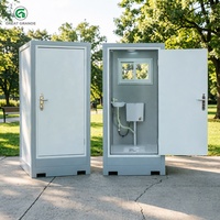 Toilettes mobiles écologiques portables, modules de salle de bain préfabriqués, toilettes publiques complètes pour le camping en extérieur et la construction