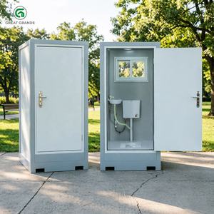 Toilettes mobiles écologiques portables, modules <span class=keywords><strong>de</strong></span> salle <span class=keywords><strong>de</strong></span> bain préfabriqués, toilettes publiques complètes pour le camping en extérieur et la construction - Product Image 1